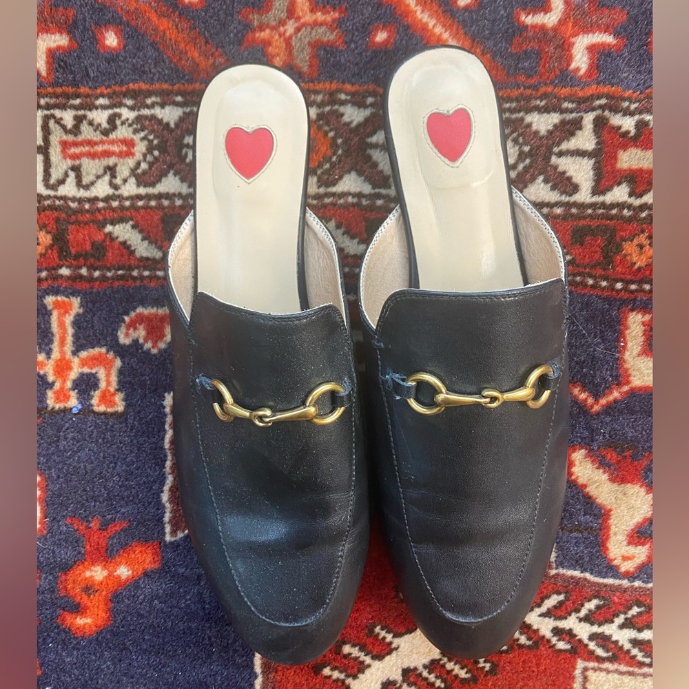 Horsebit mules size 12